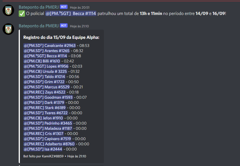 Bot Discord - Relatório